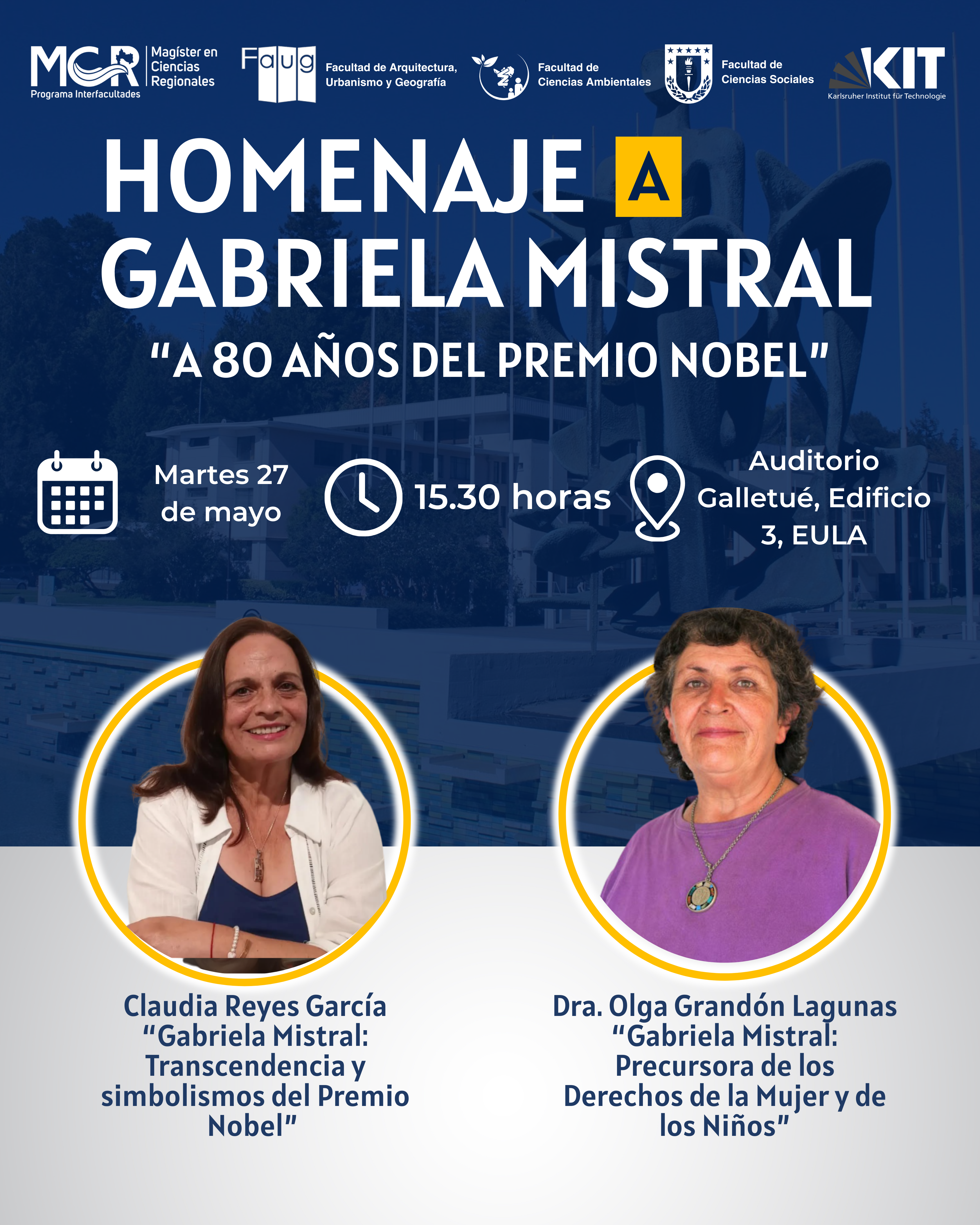 Magíster en Ciencias Regionales inaugura su ciclo de actividades 2025 con homenaje a Gabriela Mistral