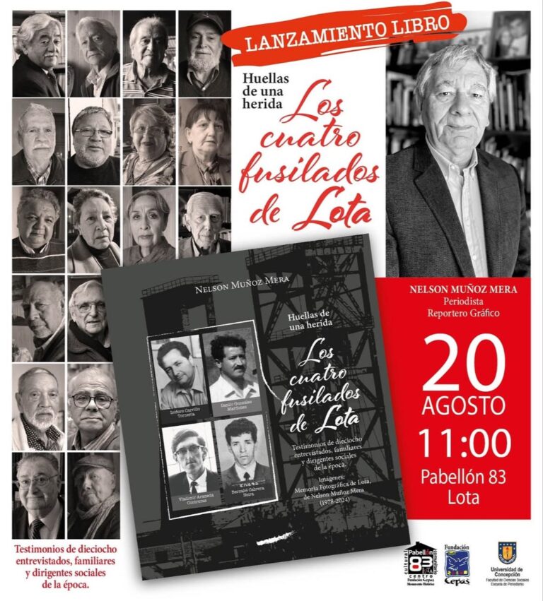Libro sobre fusilados lotinos escrito por Académico de Periodismo UdeC generó gran interés en evento de lanzamiento