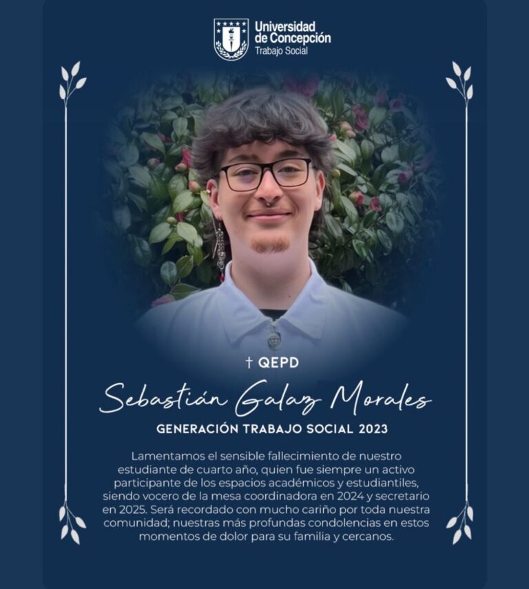 Nuestras condolencias a la familia de Sebastián Gálvez Morales