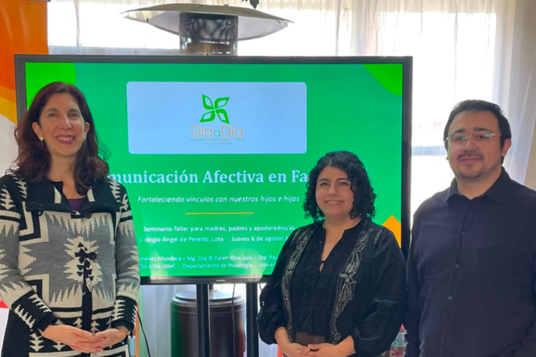 Psicología y Día a Día UdeC acercan herramientas para fortalecer los vínculos familiares