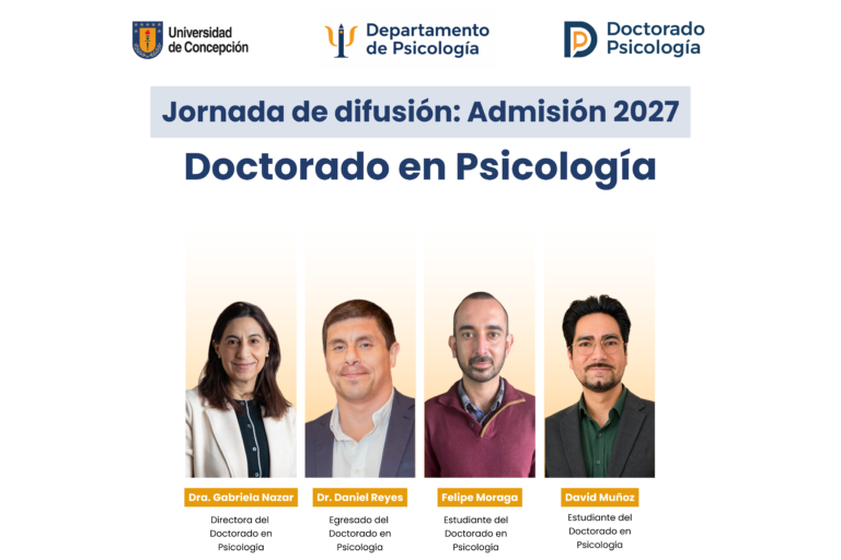 Doctorado en Psicología UdeC realizó jornada de difusión para orientar a interesados en su proceso de Admisión 2027