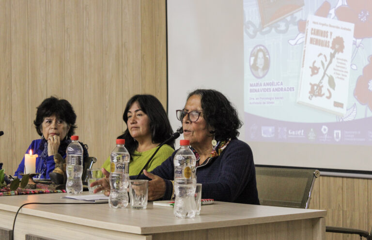 Memoria, resistencia y derechos humanos: Facultad de Ciencias Sociales UdeC fue escenario del lanzamiento de dos libros de María Angélica Benavides